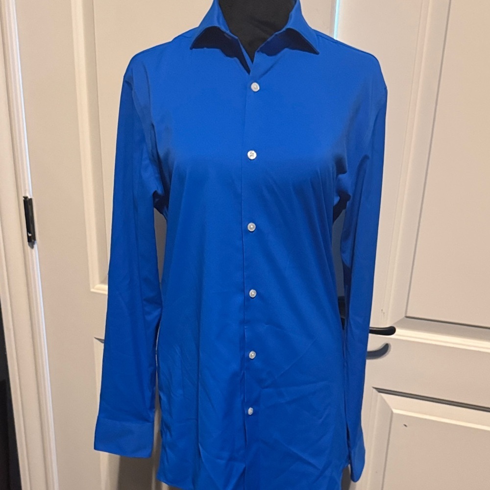 Men's Blue Dress Shirt